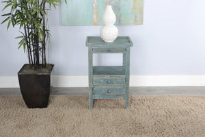 Sunny Designs Marina 27 Inch Sea Grass Side Table