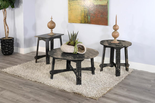 Sunny Designs Marina Black Sand Chair 25 Inch Side Table