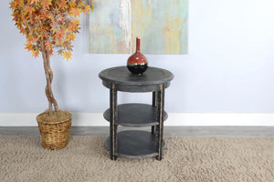 Sunny Designs Marina Black Sand Side Table