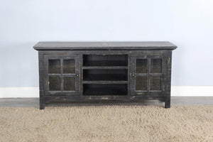 Sunny Designs Marina Black Sand TV Stand Console