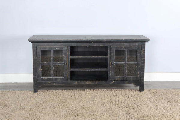 Sunny Designs Marina Black Sand TV Stand Console
