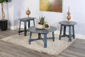 Sunny Designs Marina Ocean Blue Coffee Table