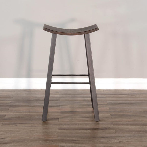 Sunny Designs Newport Tobacco Leaf 30 Inch Stool Wood Seat