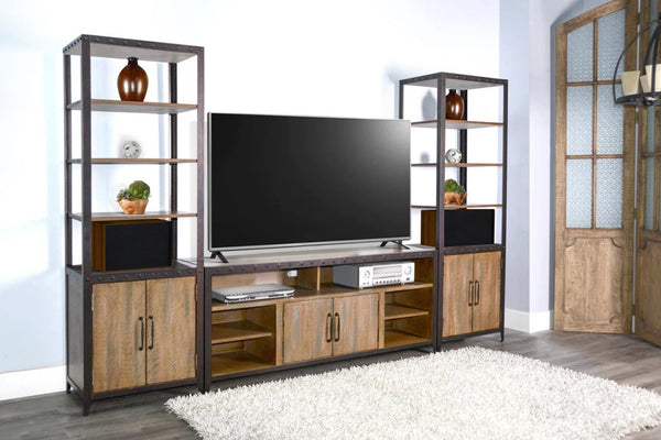 Sunny Designs San Diego Antique Brown Media TV Stand Console