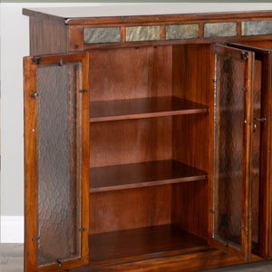 Sunny Designs Santa Fe Dark Chocolate Bookcase
