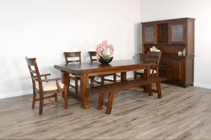 Sunny Designs Tuscany Vintage Mocha 86-122 Inch Extension Dining Table