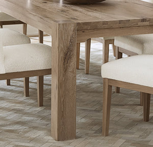 Vaughan-Bassett Dovetail Dining Bleached White Gathering 100 Inch Dining Table