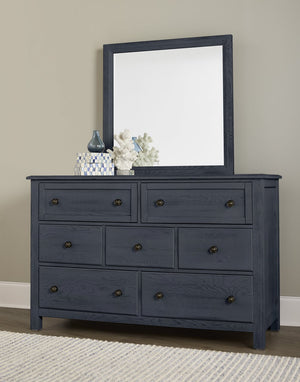 Vaughan-Bassett Custom Express Indigo Landscape Mirror