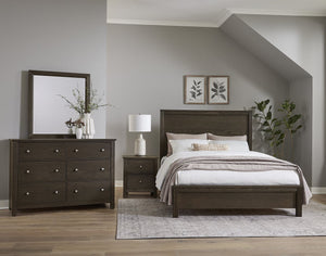 Vaughan-Bassett Fundamentals Java Panel King Headboard
