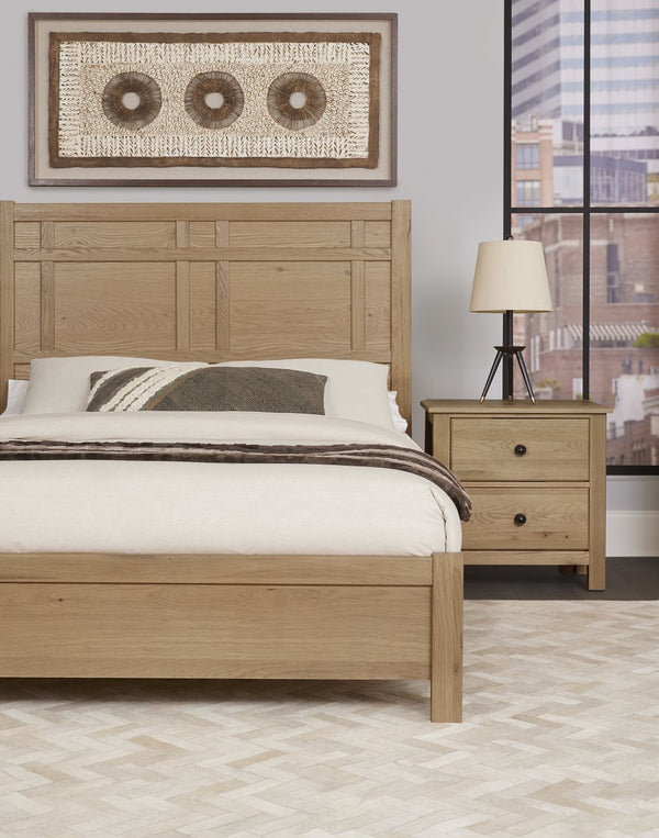 Vaughan-Bassett Custom Express Clear Oak Architectural King Headboard