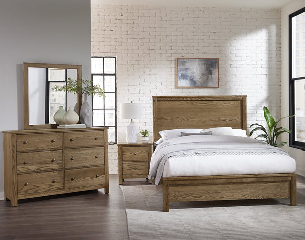 Vaughan-Bassett Fundamentals Natural King Bed