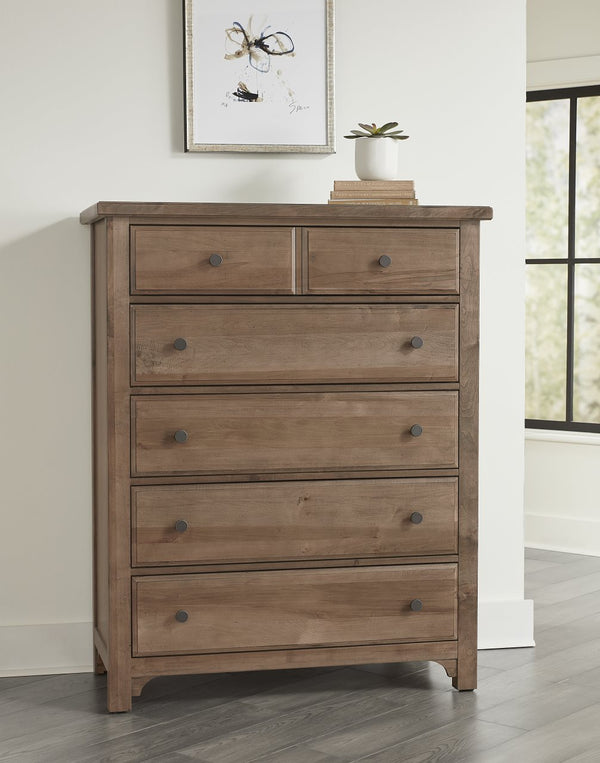 Vaughan-Bassett Cool Farmhouse Natural 5-Drawer Chest