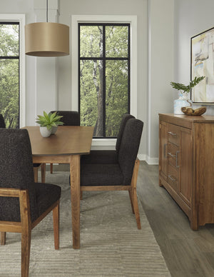 Vaughan-Bassett Crafted Cherry Dining Medium 72 Inch Surfboard Table with 1-1/4 Inch Top