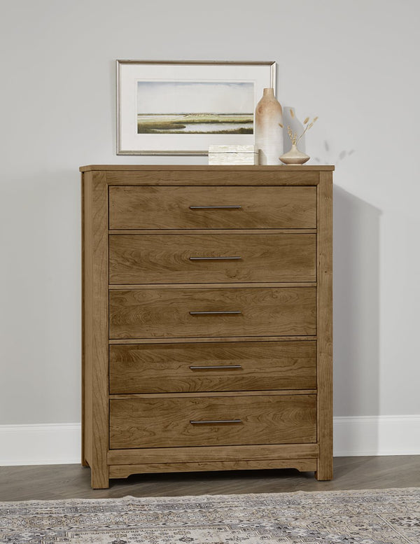 Vaughan-Bassett Crafted Cherry Medium 5-Drawer Chest