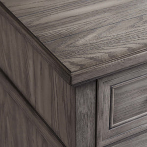 Intercon Forge Brushed Steel Transitional 6-Drawer Standard Chest
