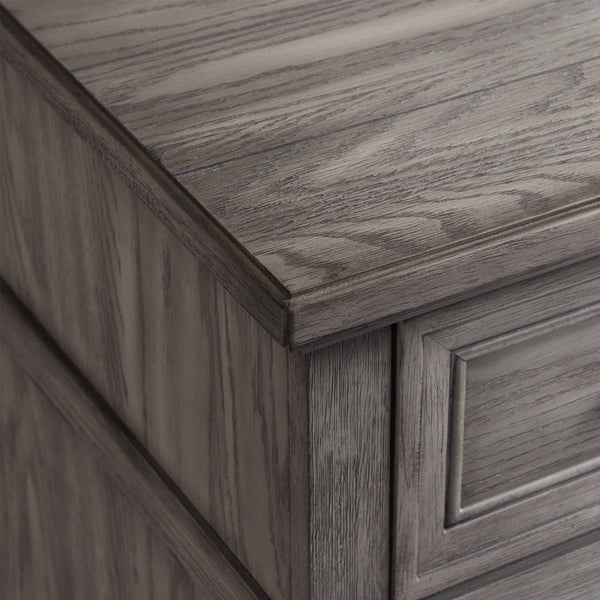 Intercon Forge Brushed Steel Transitional 6-Drawer Standard Chest