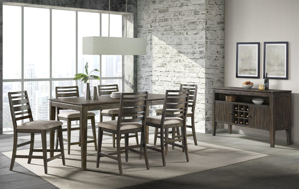 Intercon Kauai Brushed Mango Wood Contemporary Counter-Height Table