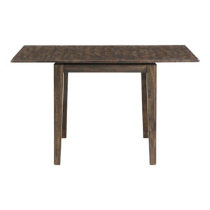 Intercon Kauai Brushed Mango Wood Contemporary Drop Leaf Dining Table
