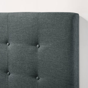 Intercon Gunmetal Contemporary Addyson Twin Upholstered Bed
