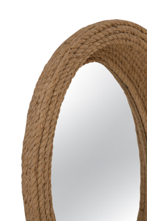 Bassett Mirror Coastal Natural Jute Rope Regatta Wall Mirror