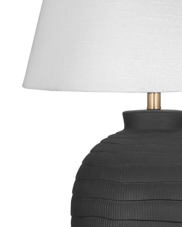 Bassett Mirror Modern Black Ventraa Table Lamp