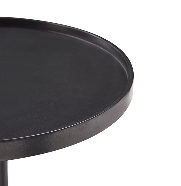 Bassett Mirror Modern Bronze/Marble Banyanround Scatter End Table