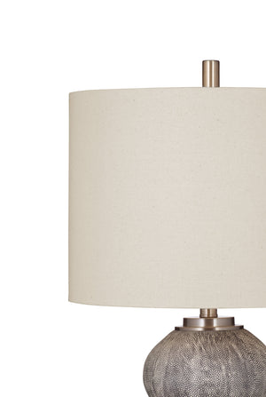 Bassett Mirror Modern Gray/Gold Accents Jed Table Lamp