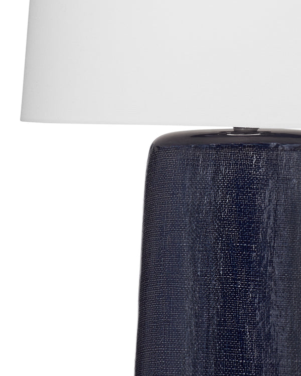 Bassett Mirror Modern Navy Lancaster Table Lamp