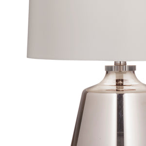 Bassett Mirror Modern Silver/Clear Adara Table Lamp