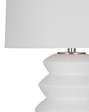 Bassett Mirror Modern White Hess Table Lamp