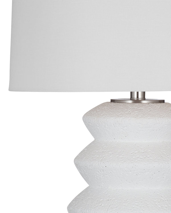Bassett Mirror Modern White Hess Table Lamp