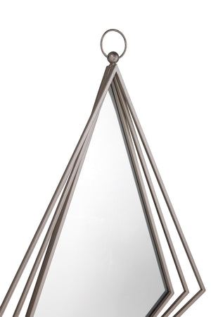Bassett Mirror Contemporary Silver Chanda Wall Mirror