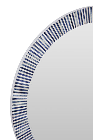 Bassett Mirror Modern Bone Radial Bone Wall Mirror