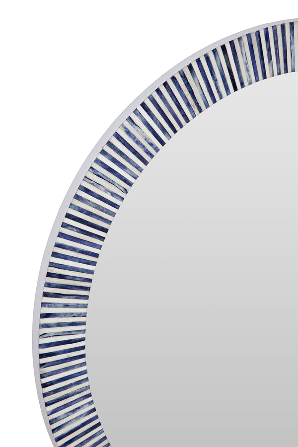 Bassett Mirror Modern Bone Radial Bone Wall Mirror