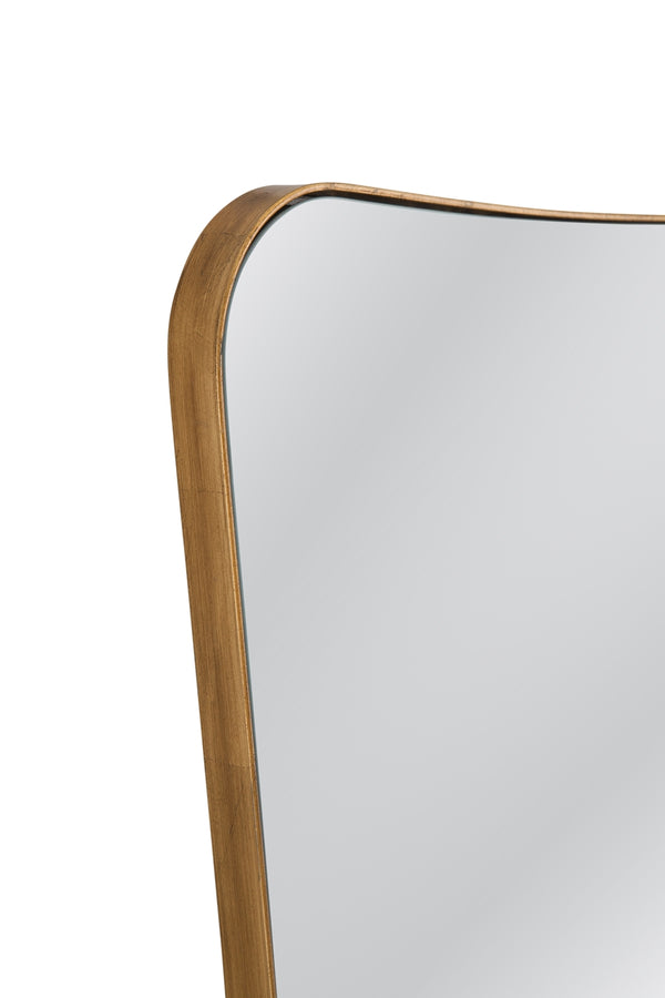 Bassett Mirror Modern Gold Leaf Garcia Wall Mirror