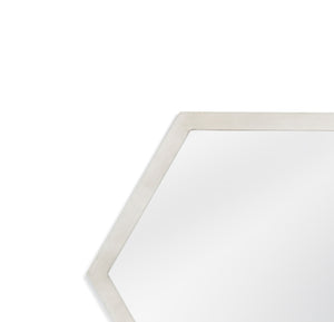 Bassett Mirror Modern Silver Leaf Dunn Wall Mirror