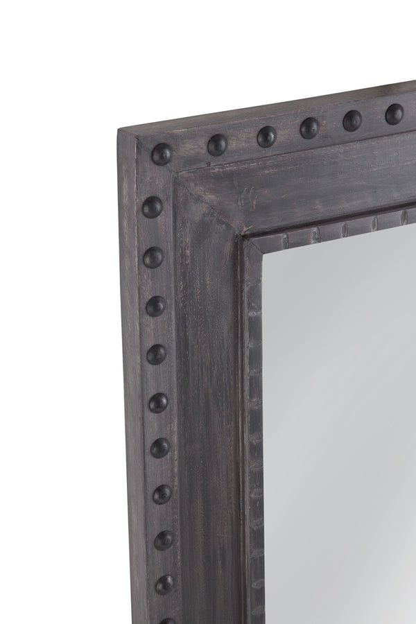 Bassett Mirror Traditional Dark Gray Shiva Wall Mirror