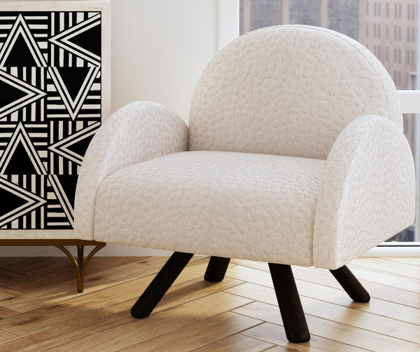 Bassett Mirror Modern Beige Myrtle Accent Chair