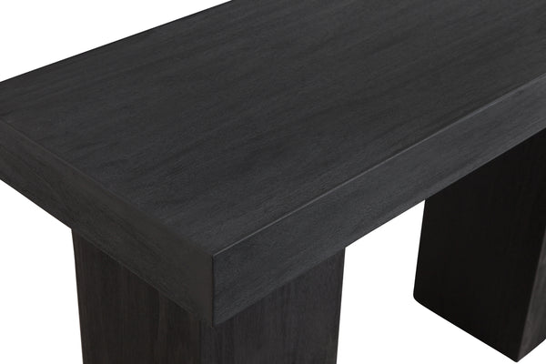 Bassett Mirror Modern Dusty Black Padula Rectangle Console Table