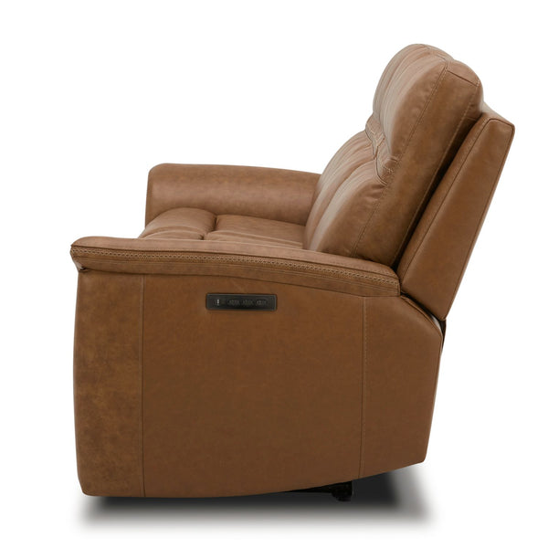 Liberty Furniture Cooper Camel Leather Sofa P3 & Zg