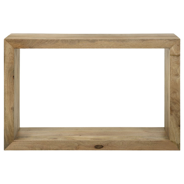Coaster Benton Rectangular Solid Wood Sofa Console Table Natural