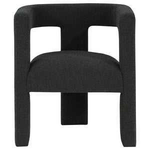 Coaster Petra Boucle Upholstered Accent Side Chair Black