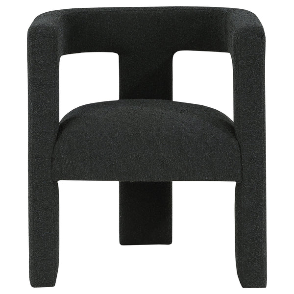 Coaster Petra Boucle Upholstered Accent Side Chair Black