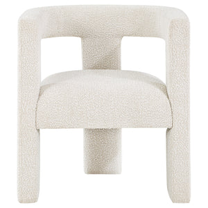 Coaster Petra Boucle Upholstered Accent Side Chair White