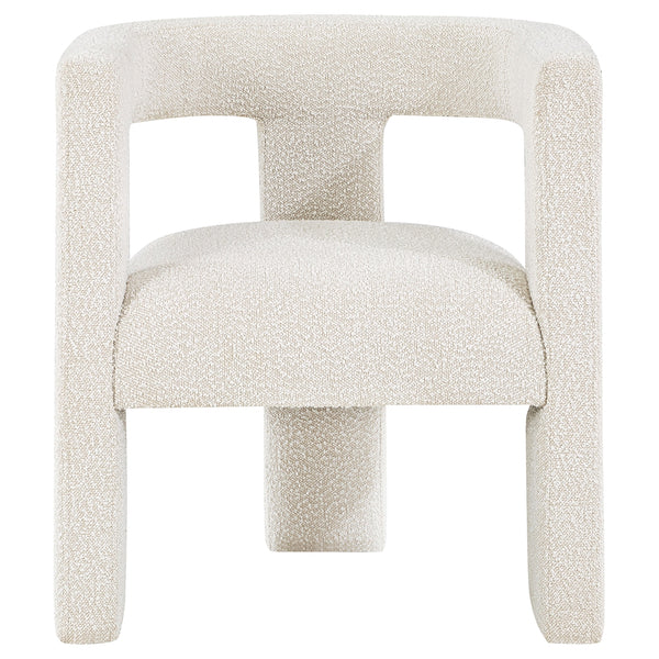 Coaster Petra Boucle Upholstered Accent Side Chair White