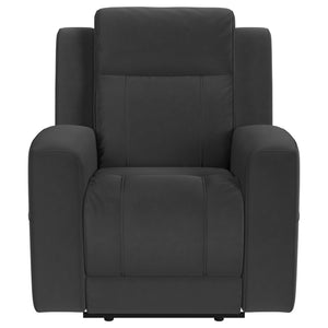 Coaster Brentwood Upholstered Recliner Chair Dark Charcoal