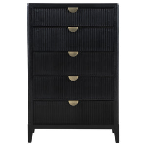 Coaster Brookmead 5-Drawer Bedroom Chest Black