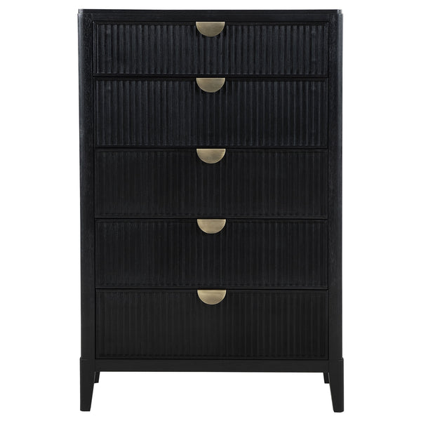 Coaster Brookmead 5-Drawer Bedroom Chest Black