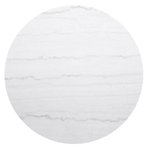 Coaster Jason Round Marble Top Coffee Table White & Charcoal