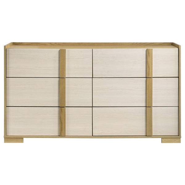 Coaster Hyland 6-Drawer Dresser Natural